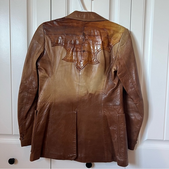 Vintage Size 8 Genuine Leather Golden Collection by Pioneer Wear - Picture 8 of 16